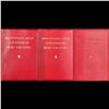 Image 1 : Set Of 3 Pocket Book Copies, "Quotations From Chairman Mao Tsetung"