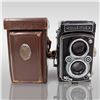 Image 1 : Vintage German Franke & Heidecke Rolleiflex Camera With Leather Case