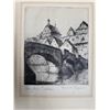 Image 3 : Lot Of 4 Assorted Antique Landscape Etchings Pencil Signed & Unsigned