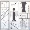 Image 1 : Myers Massie Studio Tri-folding Iron Art Screen