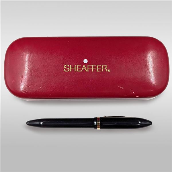 Vintage 1998 Sheaffer’s Black Balance Pen With 14K Gold Nib And Original Case