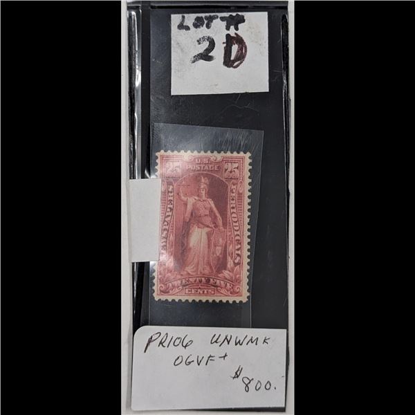 Carmen 25 Cent Newspaper Stamp
