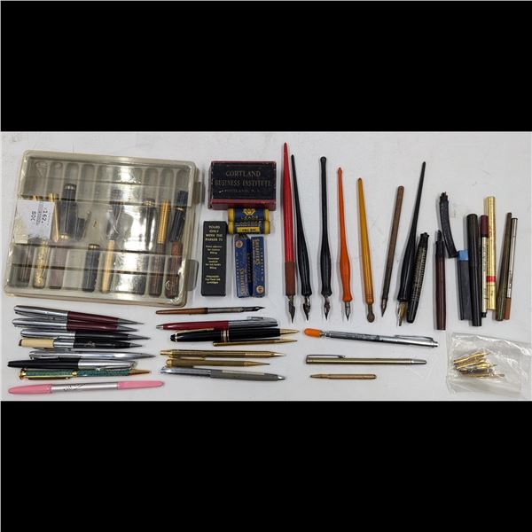 Large Lot Of Pens/Pencils/Ballpoints/RBs And Other Related Items, 50+ Articles
