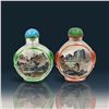 Image 1 : A Fine Pair Of Inside Painted Chinese Snuff Bottles Prob 1900-1930
