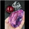 Image 10 : 4-Piece Lot Of Paperweights, Unsigned, Rosenthal, & Val St. Lambert Crystal