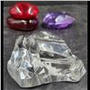 Image 14 : 4-Piece Lot Of Paperweights, Unsigned, Rosenthal, & Val St. Lambert Crystal