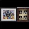 Image 1 : Pair Of Framed Disney Castle Pin Sets