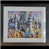 Image 2 : Pair Of Framed Disney Castle Pin Sets