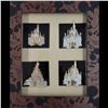 Image 8 : Pair Of Framed Disney Castle Pin Sets