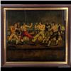 Image 1 : A Large Antique Lithograph "The Art Of Boxing"