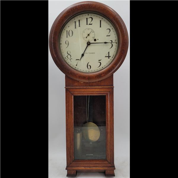 Antique Seth Thomas Regulator No. 2 Wall Clock