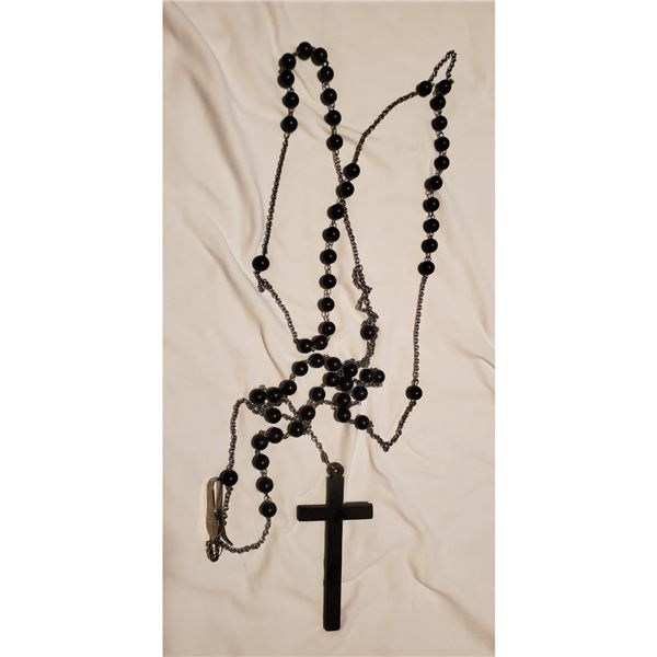 Original Antique Nuns Dominican 5-Decade Rosary With Belt Clip