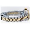 Image 4 : Rolex Ladies Quickset 18K Yellow Gold And Steel Green Vignette Diamond And Emera