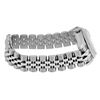 Image 8 : Rolex Ladies Quickset Silver Roman White Gold Bezel With Hidden Clasp Jubilee Ba
