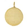 Image 3 : Vintage Limoges French 14k Gold Hand Painted Portrait Open Work Locket Pendant