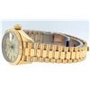 Image 9 : Rolex Ladies Quickset 18K Yellow Gold Champagne Index Datejust President Wristwa