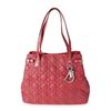 Image 1 : Dior Red Cannage Coated Canvas Panarea Tote