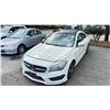 Image 1 : *TOW* 2015 MERCEDES CLA250 4MATIC WHITE VIN WDDSJ4GB2FN176490