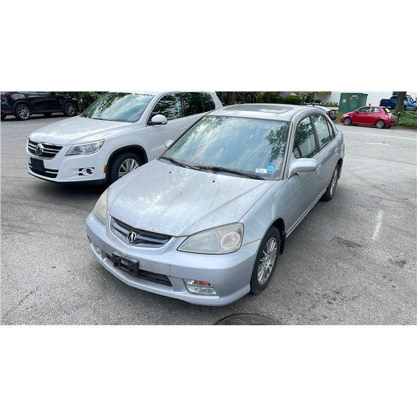 *TOW* 2005 ACURA EL 4DRSD GREY VIN 2HHES36855H105261