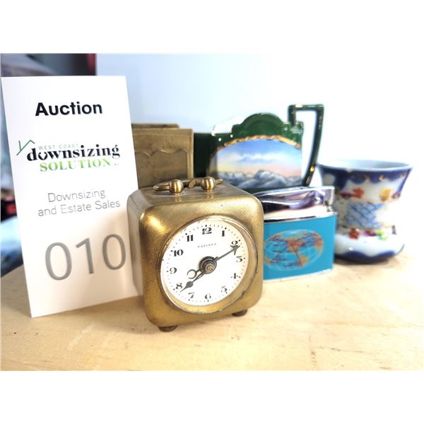 AntiqueTatiana Cube Alarm Clock & More