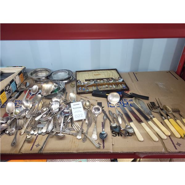 Silver Plate & Other Cutlery A