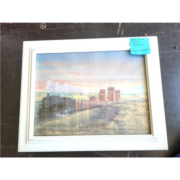 Artist Proof Rodger Middleton Bnumbered 182/295 framed 15x12. Pickup at 10 am