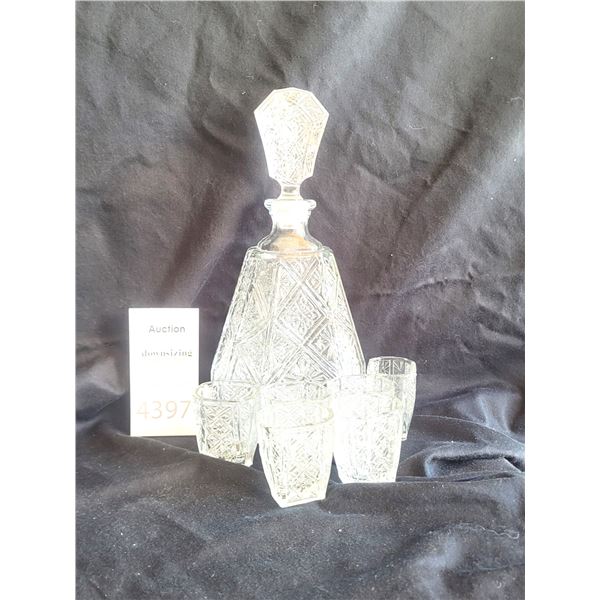Antique Decanter Set A