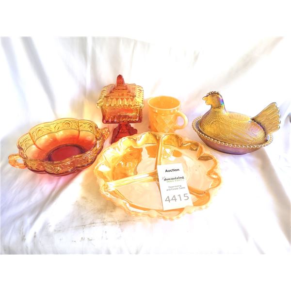 Carnival Glass & Lusterware A