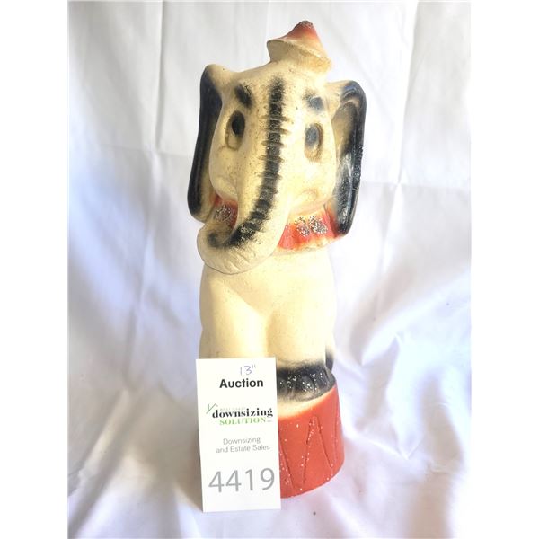 Circus Elephant Chalkware A