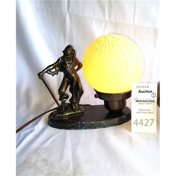 Art Deco Metal Based Lamp A