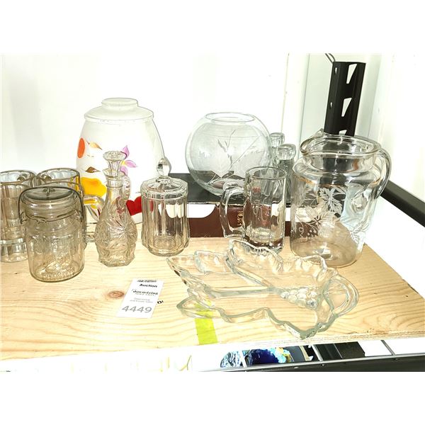 Vintage Glass Serving A