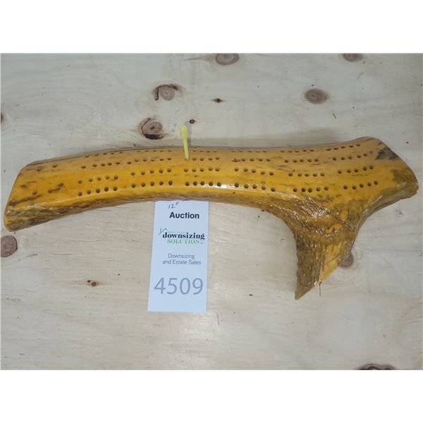 Carved Horn Crib Board A