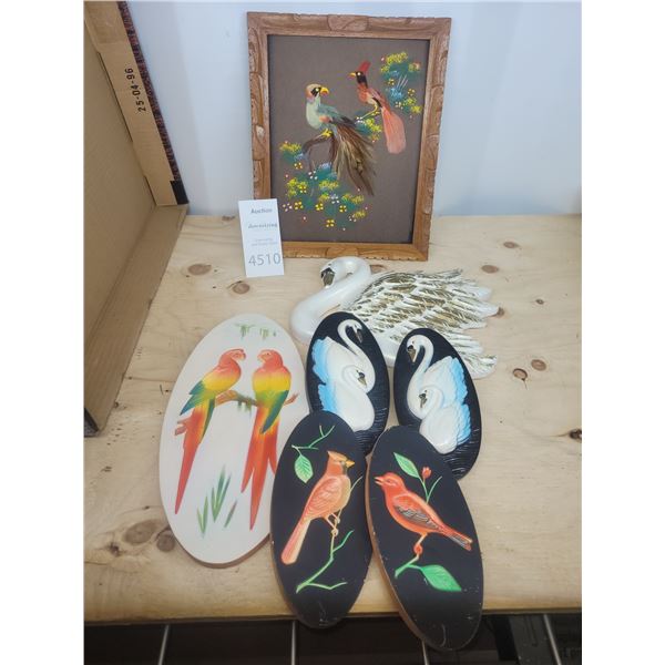 Chalkware & Mexican Feather  A