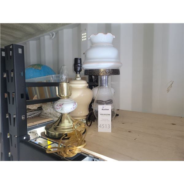 Milk Glass Lamp & More A