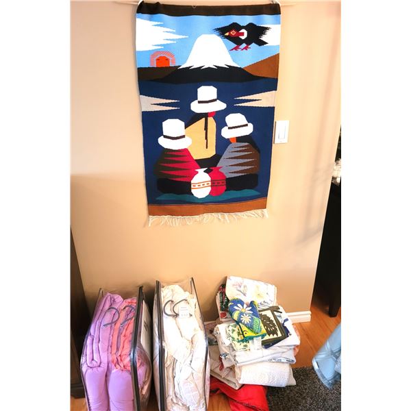 Wall Hanging, Table Linens, Duvets A