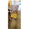 Image 9 : 52" X 36" X 36"H DINNING ROOM TABLE COMES WITH FOUR CHAIRS AND TABLE LEAF