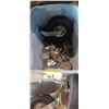 Image 1 : TOTE OF  RUBBER TIRES / CASTERS