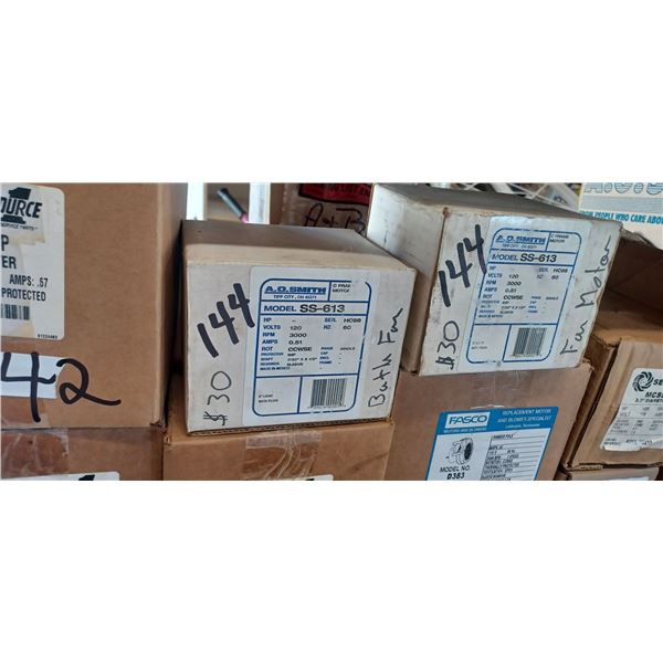 FAN MOTOR SS-613 A.O SMITH QTY 2