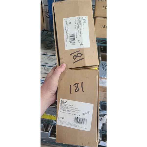 MOEN CHATEAU T994 BASIN TAPS 7" SPREAD QTY 2