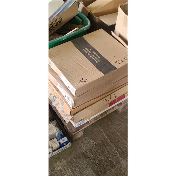 6 NEW TOILET SEATS