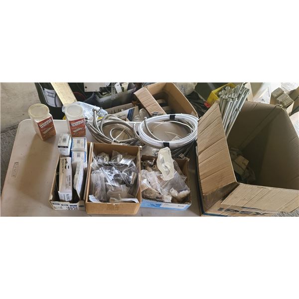 TOILET WATER LINES, ESCHUSEORS AND PARTS
