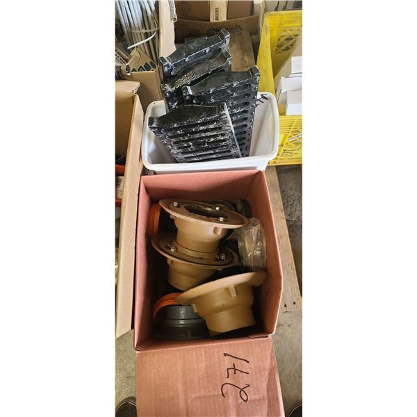 INDUSTRIAL FLOOR FLANGES AND GRATES