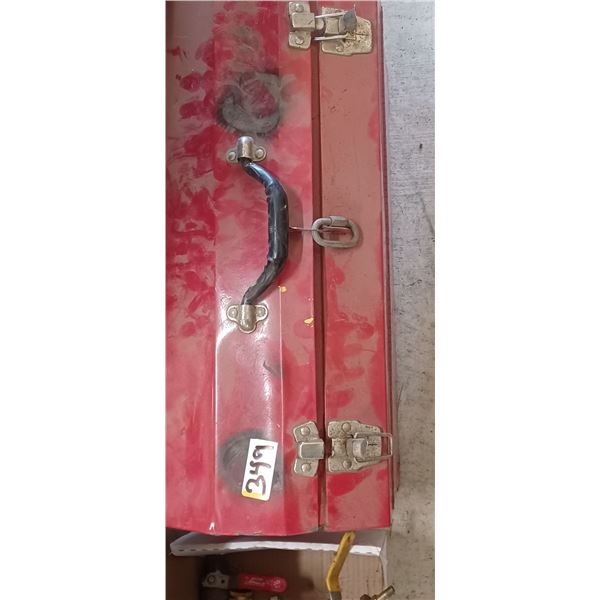 RED TOOL BOX EMPTY