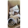Image 3 : QTY OF WHITE PVC FITTINGS