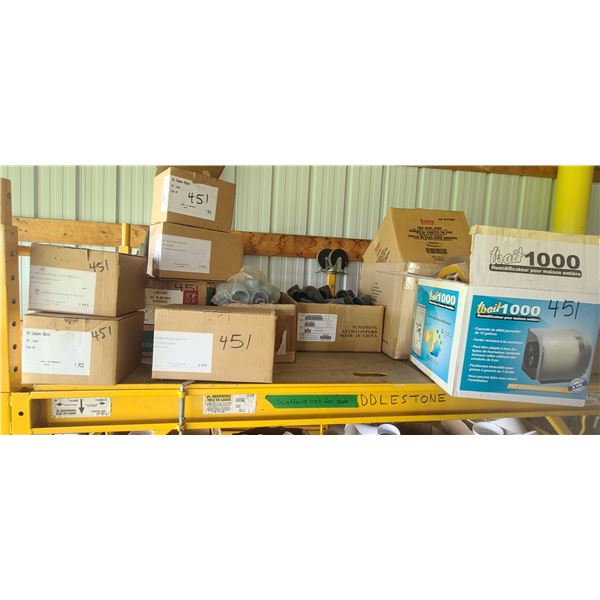 HUMIDIFIER WITH PARTS MISSING AND CONDENSING FITTINGS X 8