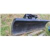 Image 3 : SKID STEER ATTACHEMENT - MANUAL ANGLE DOZER SN:8186 8' BLADE