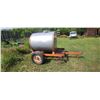Image 1 : 240 GAL STAINLESS STEEL TANK ON TRAILER
