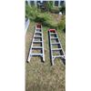 Image 1 : ON 6' AND ONE 7' LADDER