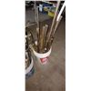 Image 5 : FOUR BUCKETS OF SHORT METAL PIPE PIECES