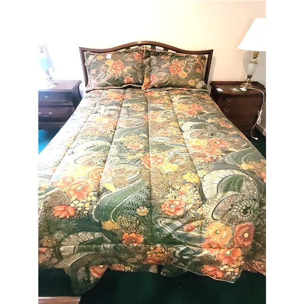 Double bed, natura mattress A